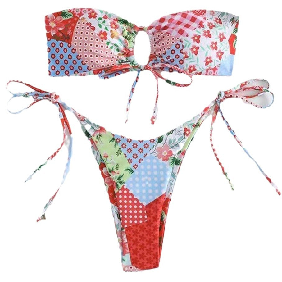 Strapless bikini split swimsuit eprolo