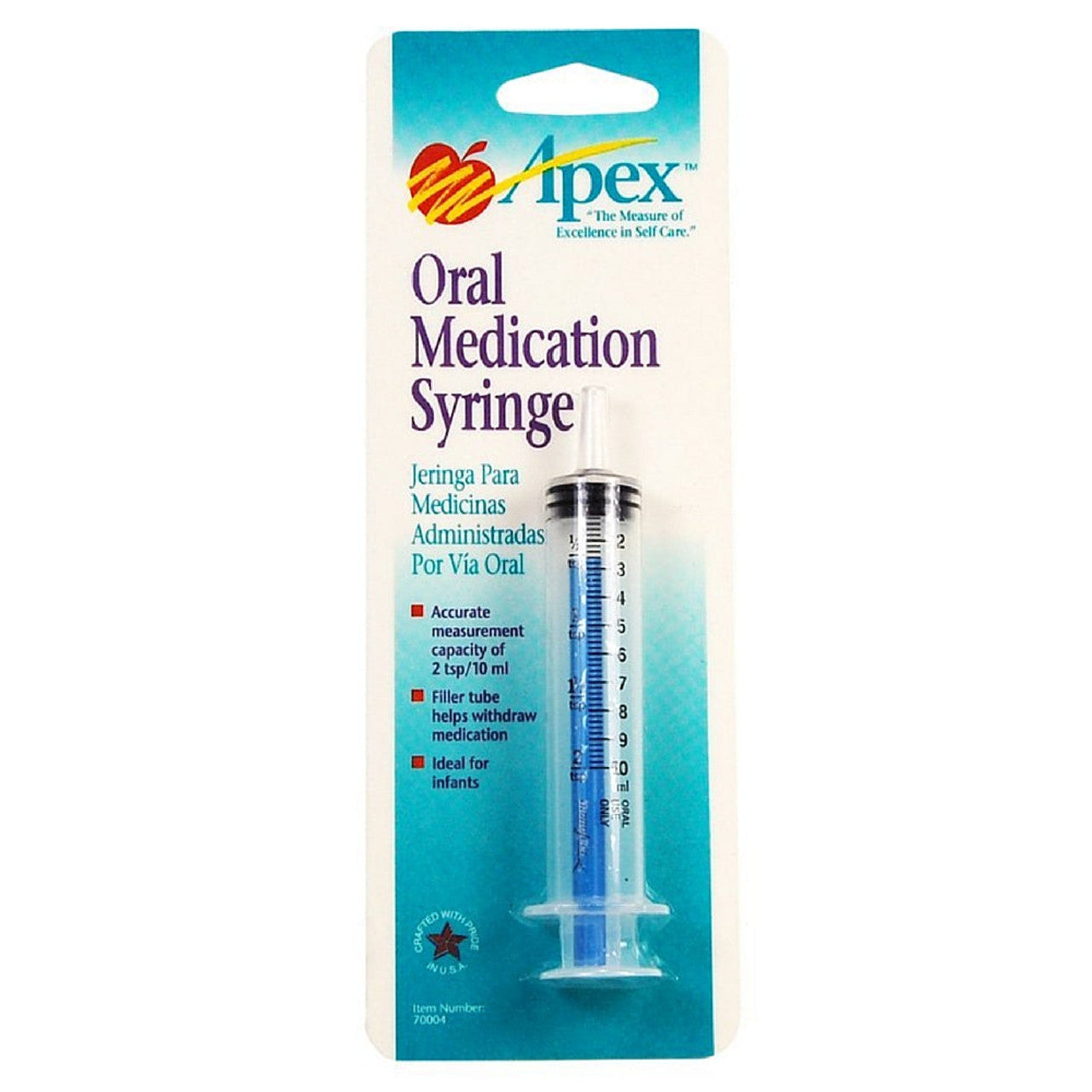 Apex® Oral Syringe, 10 mL Pasteur Pharmacy