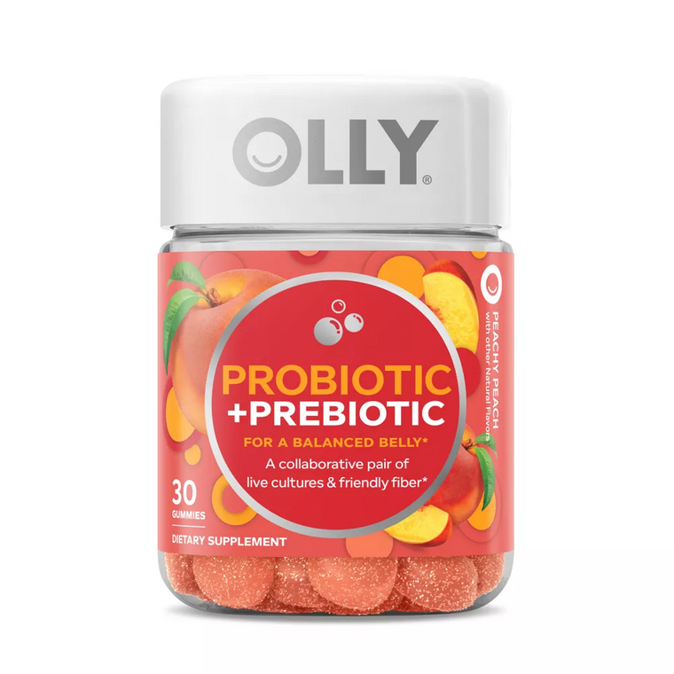 Olly Probiotic + Prebiotic Gummies - Peachy Peach Pasteur Pharmacy