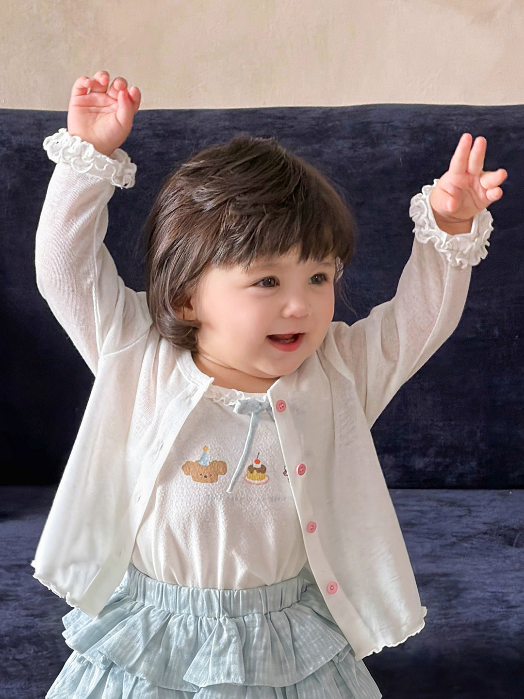 Cute Cartoon Strap Ruffle Bloomers Dress Set for Girls Kids Clothing, Summer Outfit Two-Piece Set eprolo