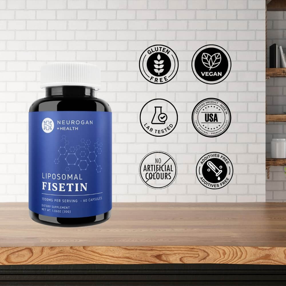 Liposomal Fisetin Capsules Neurogan Health