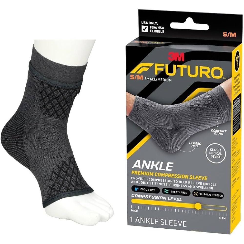 FUTURO Premium Compression Ankle Sleeve S/M Pasteur Pharmacy