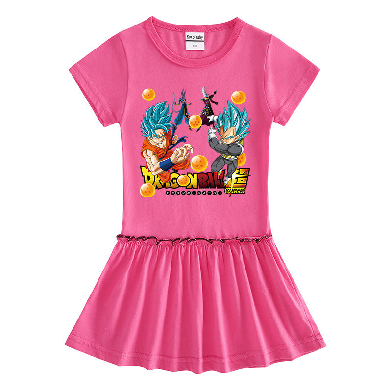 Children's short sleeved dress with half sleeves eprolo