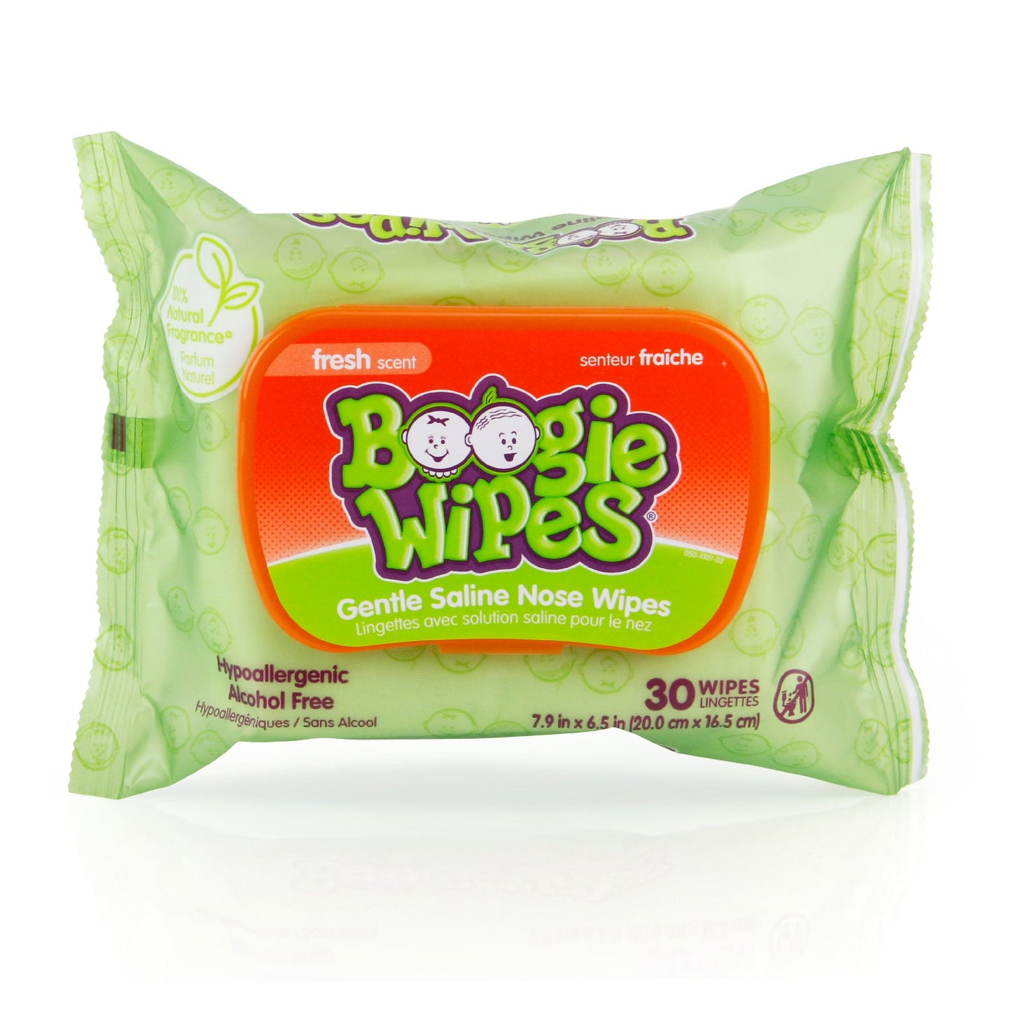 Boogie Wipes Gentle Saline Baby Nose Wipes, Fresh Scent, Natural Saline for Mucus & Congestion, 30 Count Pasteur Pharmacy