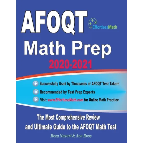 AFOQT Math Prep 2020-2021: The Most Comprehensive Review and Ultimate Guide to the AFOQT Math Test