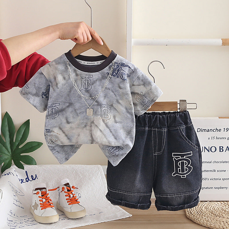 Short sleeved shorts two-piece set of baby clothes eprolo