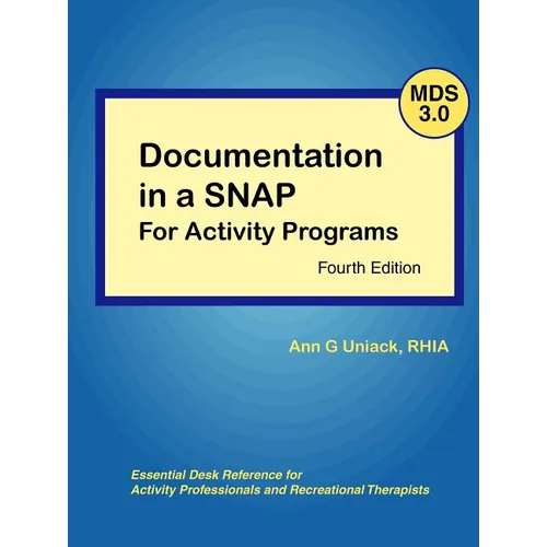 Documentation in a Snap for Activity Programs - Paperback