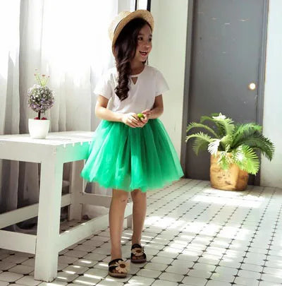 Baby Girls TuTu Skirts Fluffy Kids Ball Gown Pettiskirts 12 Colors Tutu Skirt Toddler Girl Princess Dance Party Skirt 12M-10Y