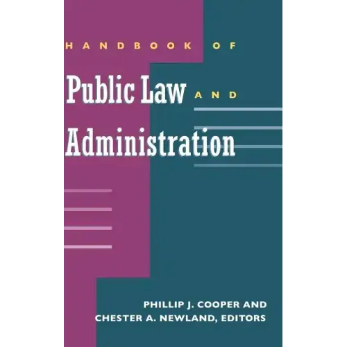 Handbook of Public Law and Administration