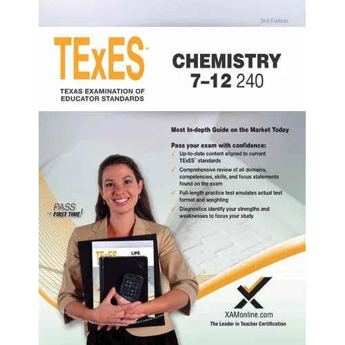 TExES Chemistry 7-12 240 Teacher Certification Study Guide Test Prep