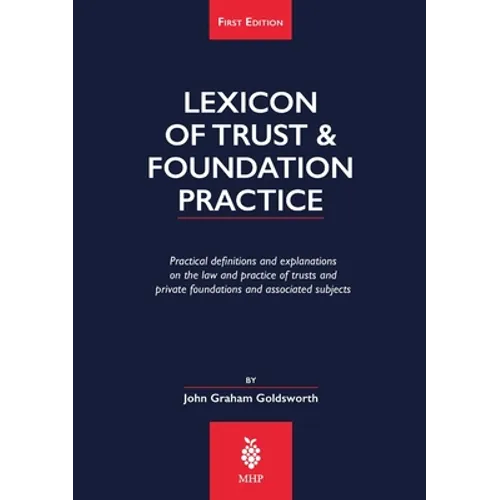 Lexicon of Trust & Foundation Practice