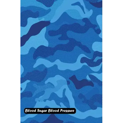 Blood Sugar Blood Pressure: Camouflage pattern cover