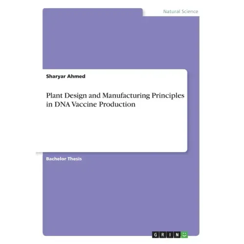 Plant Design and Manufacturing Principles in DNA Vaccine Production