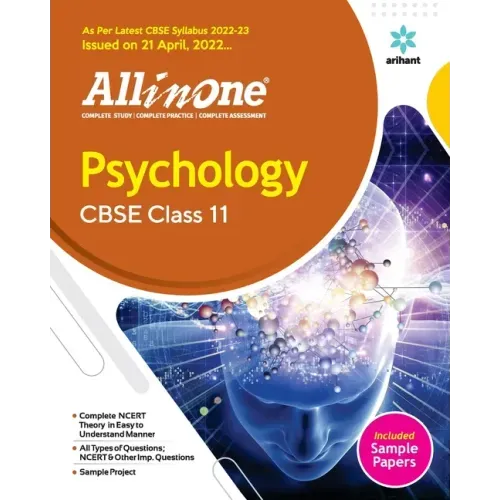 CBSE All In One Psychology Class 11 2022-23 Edition (As per latest CBSE Syllabus issued on 21 April 2022)