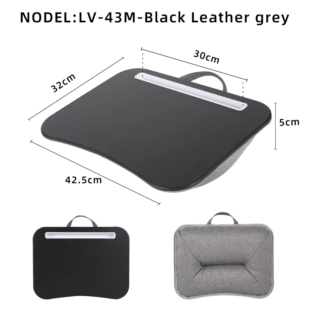 MUMUCC Multifunctional Laptop Desk With Cushion and Filled with Foam Particles, Small Pillow Table, Hard Mouse Pad Large annizon.com