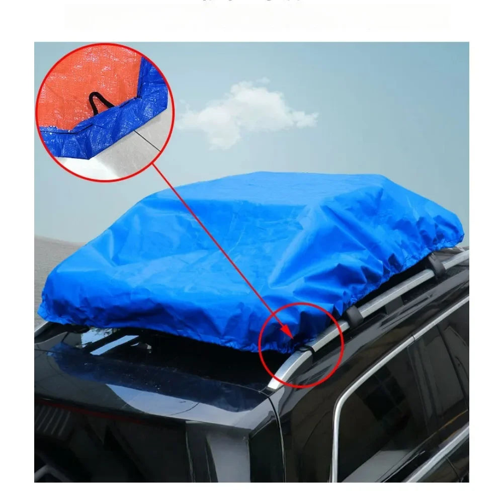 Waterproof Car Roof Rack Cover 210D Oxford Cloth 170/190/230/270x145cm Off-Road SUV Automobile Roof Luggage Cargo Bag Rain Cover annizon.com