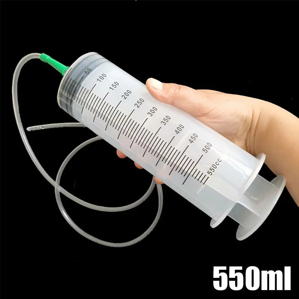 Large Capacity Syringes Reusable Needle Barrel Oil Pump with Scale Oil Suction Vacuum Syringe Pistol Pump Extractor annizon.com