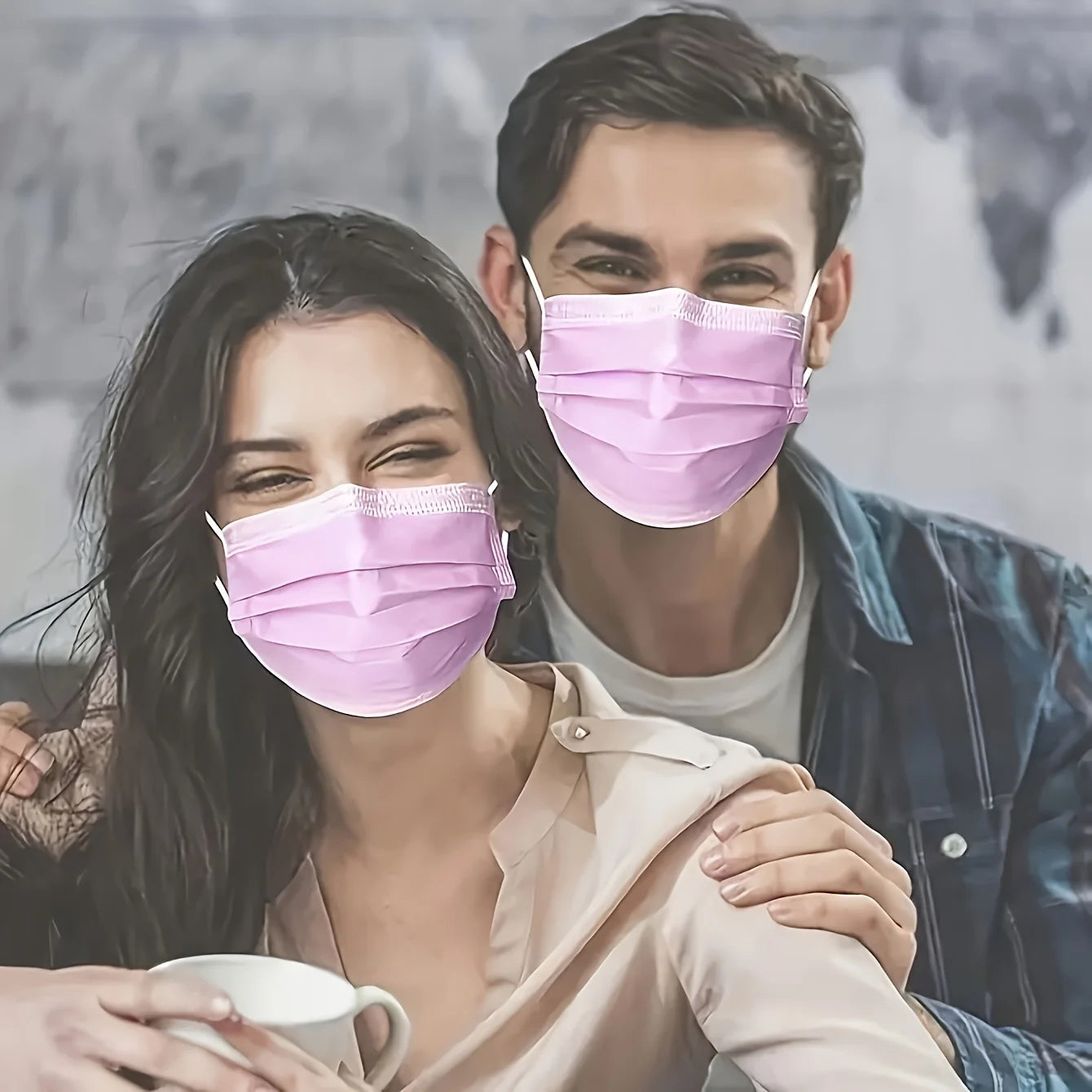Great Value! Pink Disposable Masks - 3-Layer Breathable and Comfortable, Adjustable Ear Loops and Snug-Fitting Nose Pads - 200/100/50/10 Pieces, Cheap for Home Use, Can Be Purchased in Bulk, Perfect for Outdoor Activities, Ho