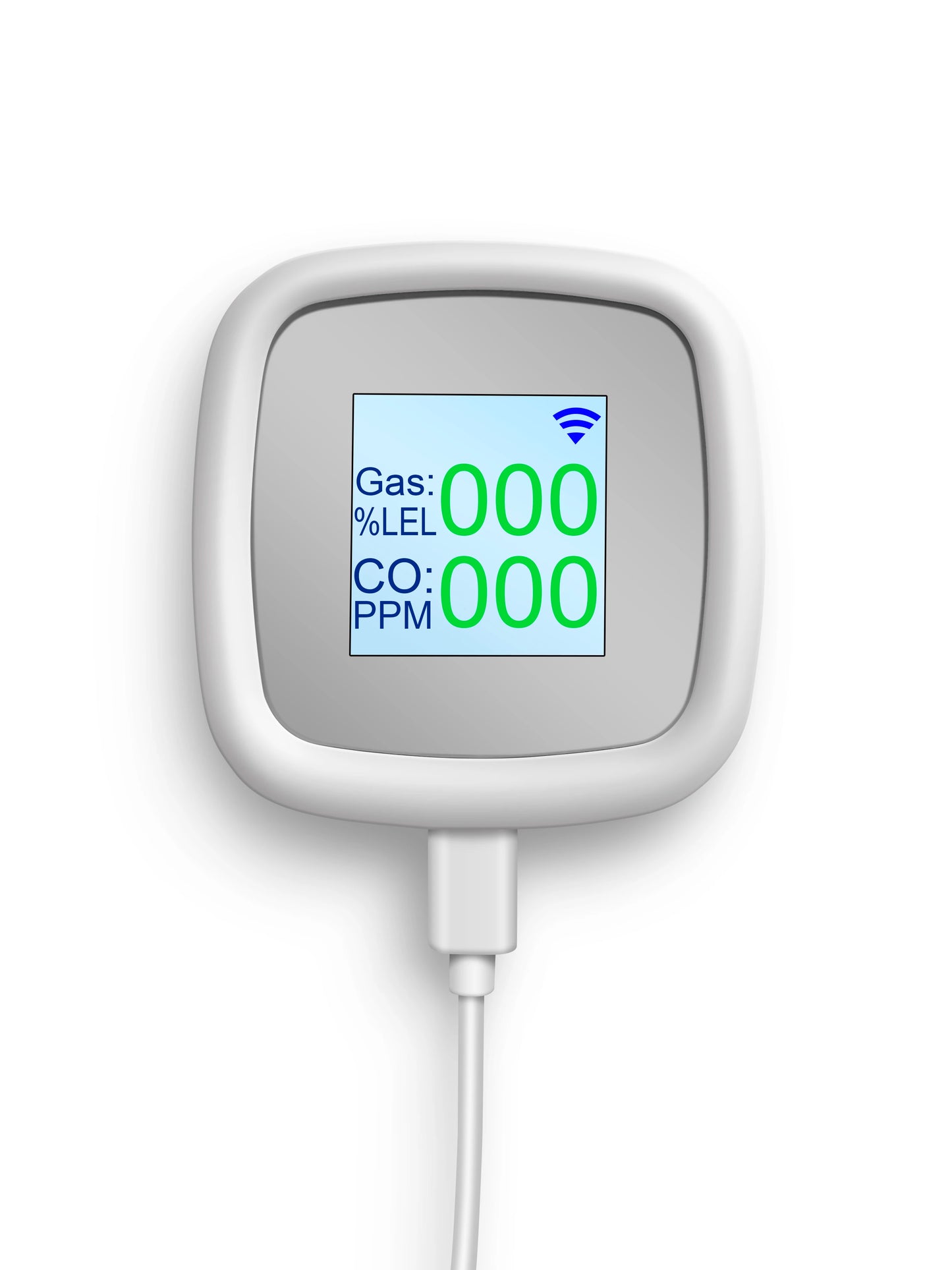 C2 Gas Alarm CO detector combustible gas leakage Digital Gas Leak Smoke Alarm Intelligent Remote Monitoring Gas Detector