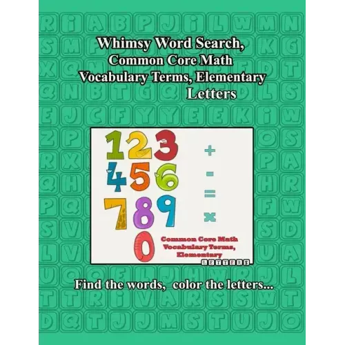 Whimsy Word Search, Common Core Math Vocabulary Terms, Elementary