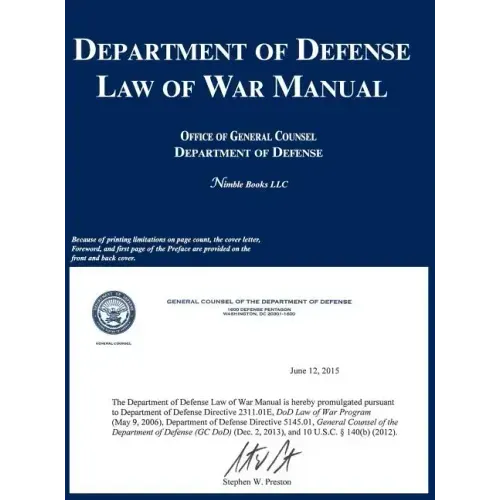 Department of Defense Law of War Manual