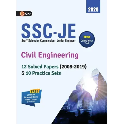Ssc Je 2020: Civil Engineering - 12 Solved Paper (2008-19) & 10 Practice Sets