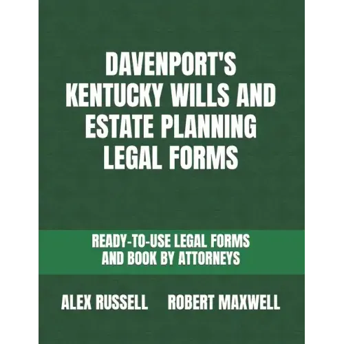 Davenport's Kentucky Wills And Estate Planning Legal Forms