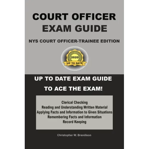 NYS Court Officer-Trainee Exam Guide