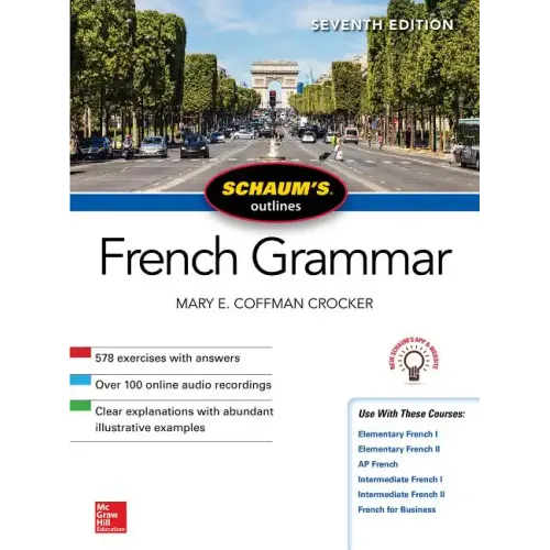 Schaum's Outline of French Grammar, Seventh Edition - Paperback