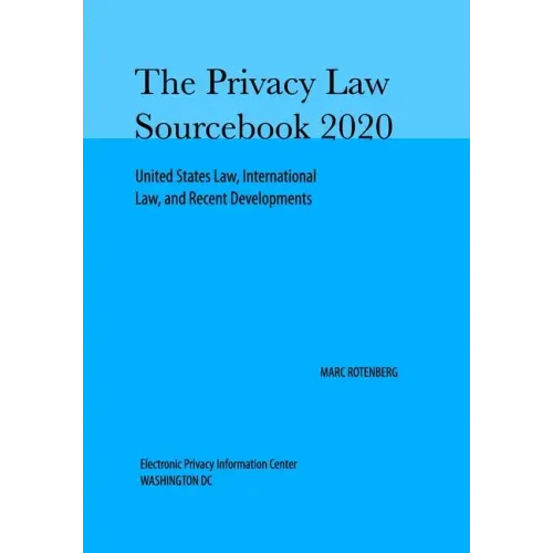 Privacy Law Sourcebook 2020