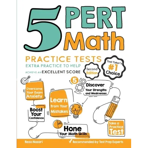 5 PERT Math Practice Tests: Extra Practice to Help Achieve an Excellent Score