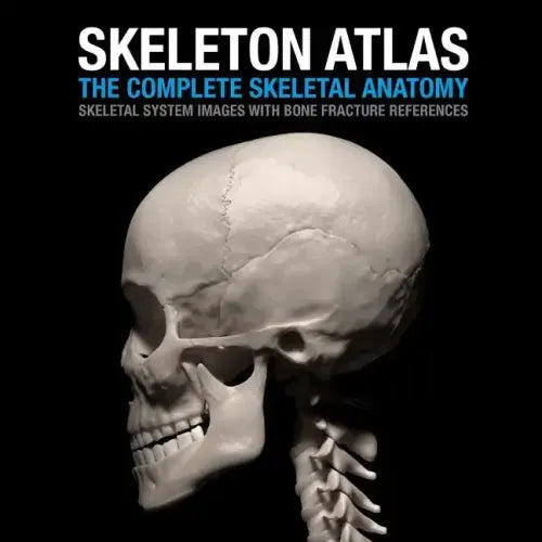 Skeleton Atlas: The complete Skeletal Anatomy: Skeletal System images with Bone Fracture references