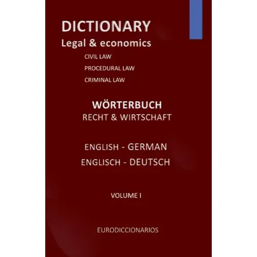 DICTIONARY LEGAL and ECONOMICS ENGLISH GERMAN