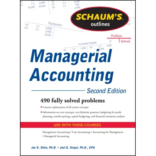 Schaum's Outline of Managerial Accounting