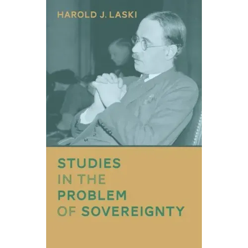 Studies in the Problem of Sovereignty (1917)