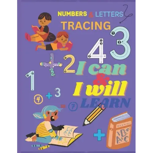 Preschool Numbers & Letters Tracing Book 2 to 6: Preschool Tracing Book
