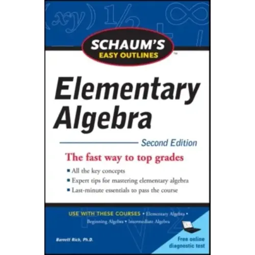Schaum's Easy Outline of Elementary Algebra, Second Edition