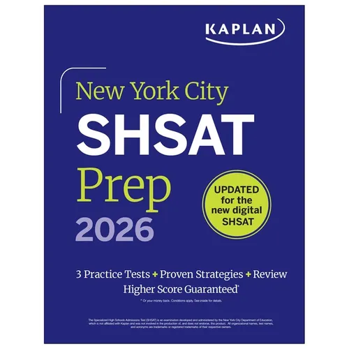 New York City Shsat Prep 2026: 3 Practice Tests + Proven Strategies + Review
