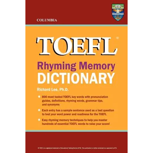 Columbia TOEFL Rhyming Memory Dictionary