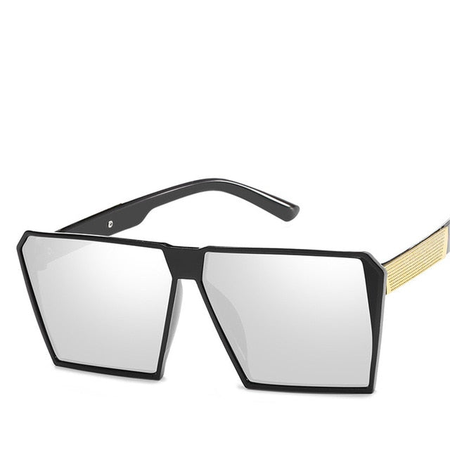 Square Oversized Sunglasses New Reflective Sunglasses Men Women Sunglasses eprolo