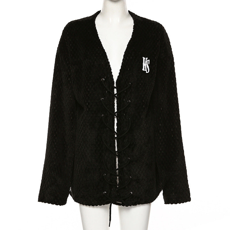 Long Sleeved V-neck Cardigan