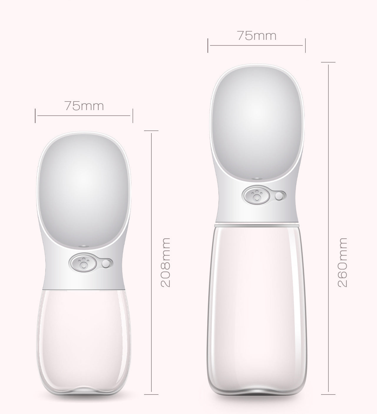 Portable Pet Dog Cat Water Drinking Bottle Dispenser