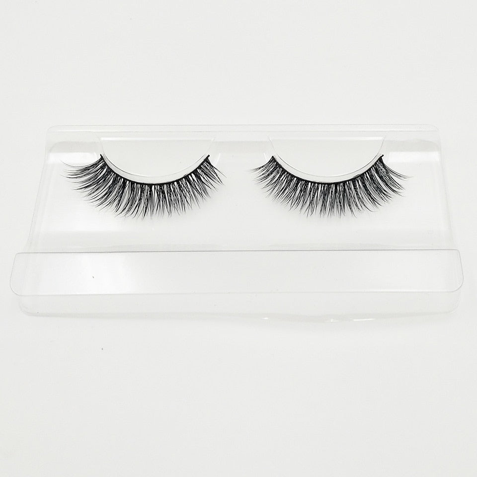 1Pair Mink Lashes 3D Mink Long False Eyelashes Natural Lightweight Mink Eyelashes