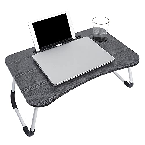 Laptop Desk for Bed Sofa with Adjustable Tilting Top
