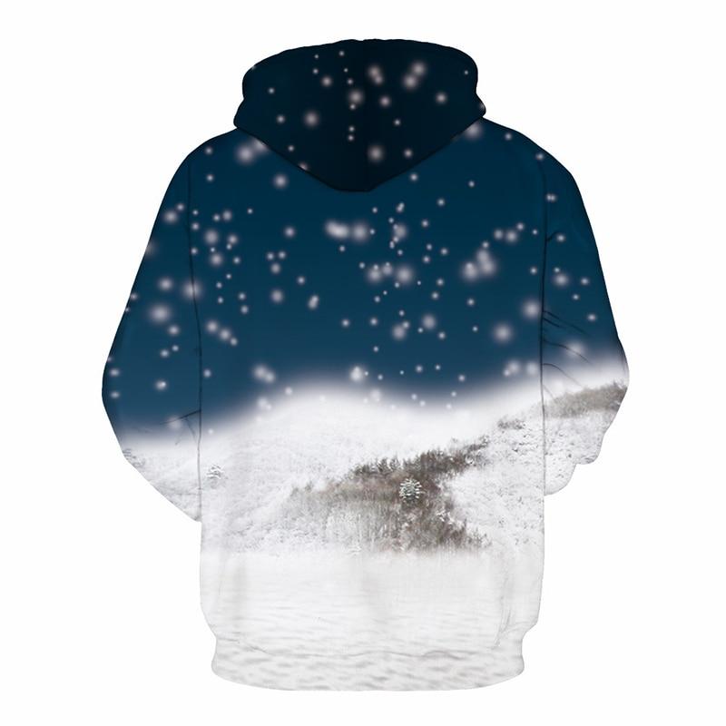 Autumn Printed 3D Christmas Dog Galaxy Hoodies Sweatshirts for Men Women