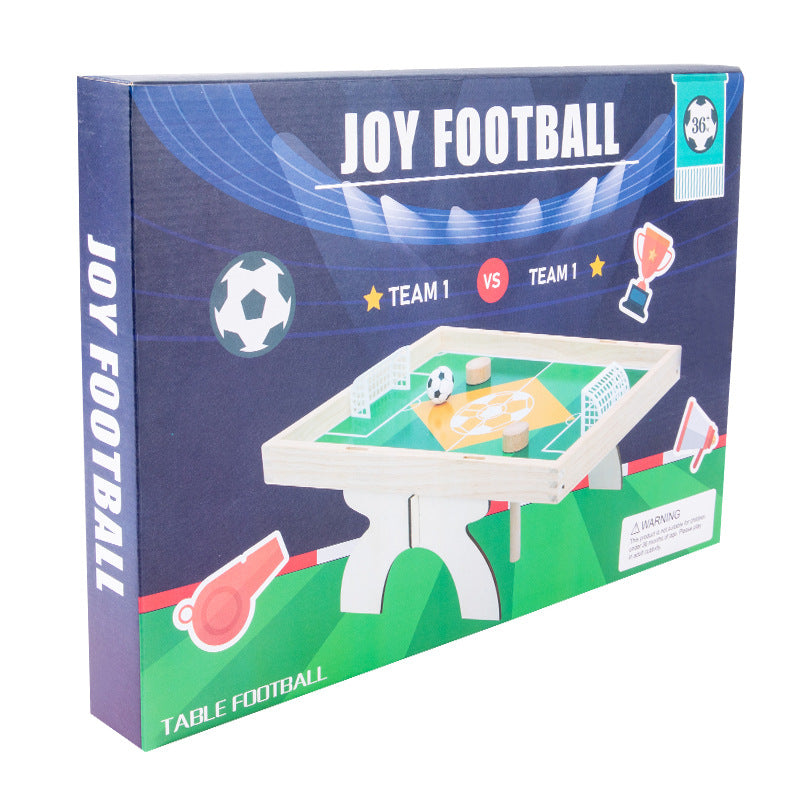 Football Flying Chess Two-In-One Tabletop Game Wooden Children's Parent-Child Interactive Toys Focus And Hands-On Ability Training