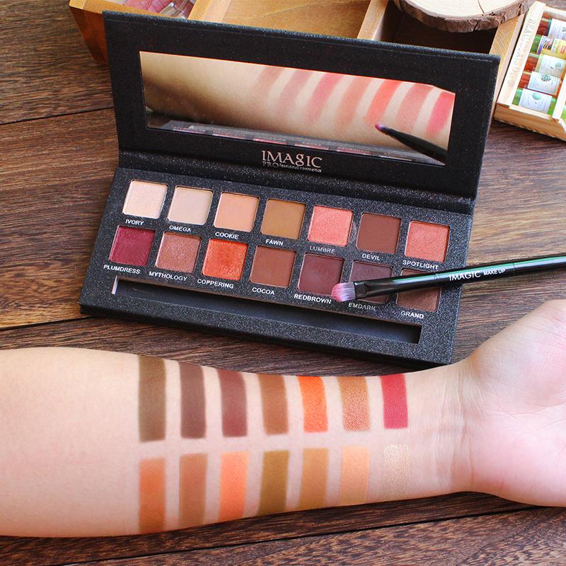 IMAGIC 14 Color Matte Nude Eye Shadow Pallete Cosmetics