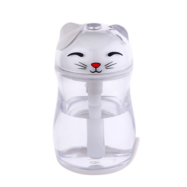LED Light Humidifier USB Air Diffuser Cat fogger