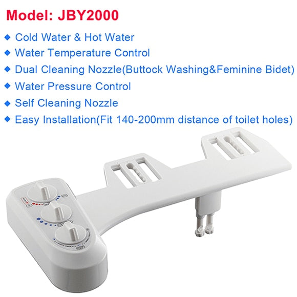 Non Electric Bidet Attachment Toilet Bidet Seat Self Cleaning