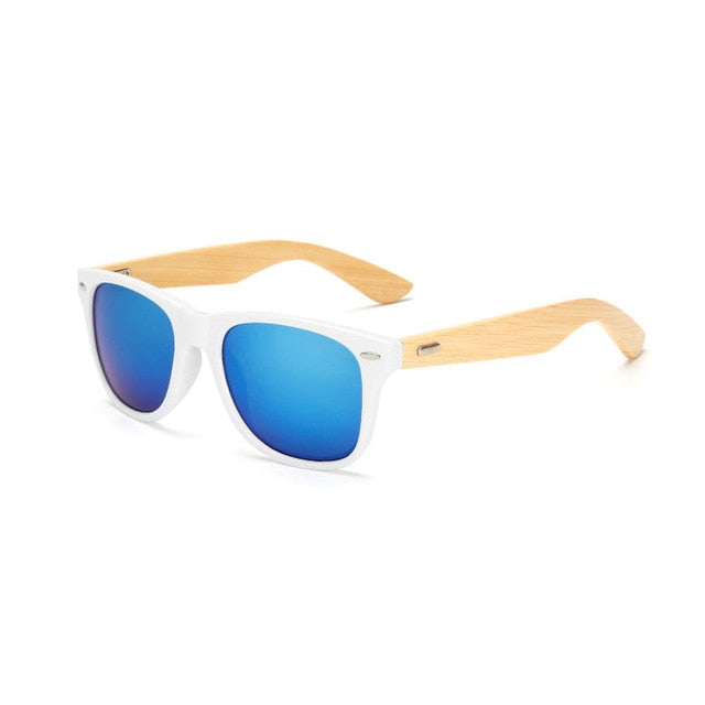 17 color Wood Sunglasses Men women square bamboo Women for women men Mirror Sun Glasses
